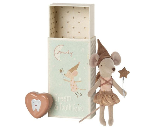 Maileg - Tooth Fairy Mouse, Rose - Maileg - All The Little Bows