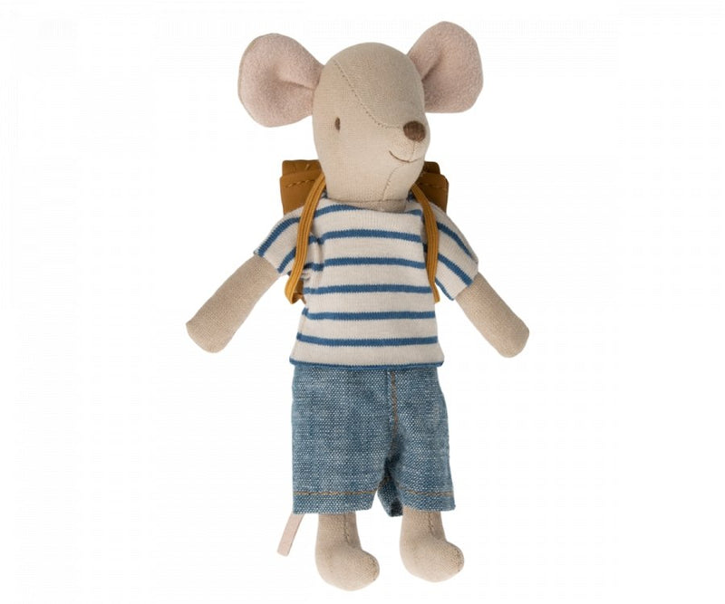 Maileg | Tricycle Mouse, Big Brother w/ Bag - Maileg - All The Little Bows