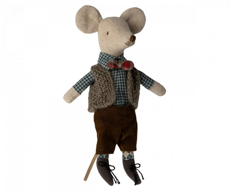 Maileg | Vest, Pants, & Bowtie for Grandpa Mouse, Toys, Maileg - All The Little Bows