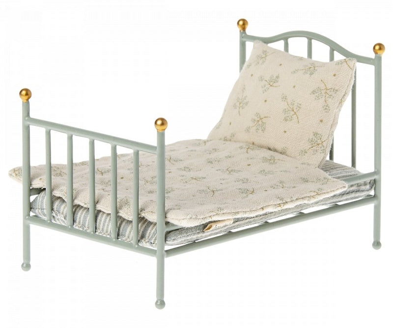 Maileg | Vintage Bed, Mint, , Maileg - All The Little Bows