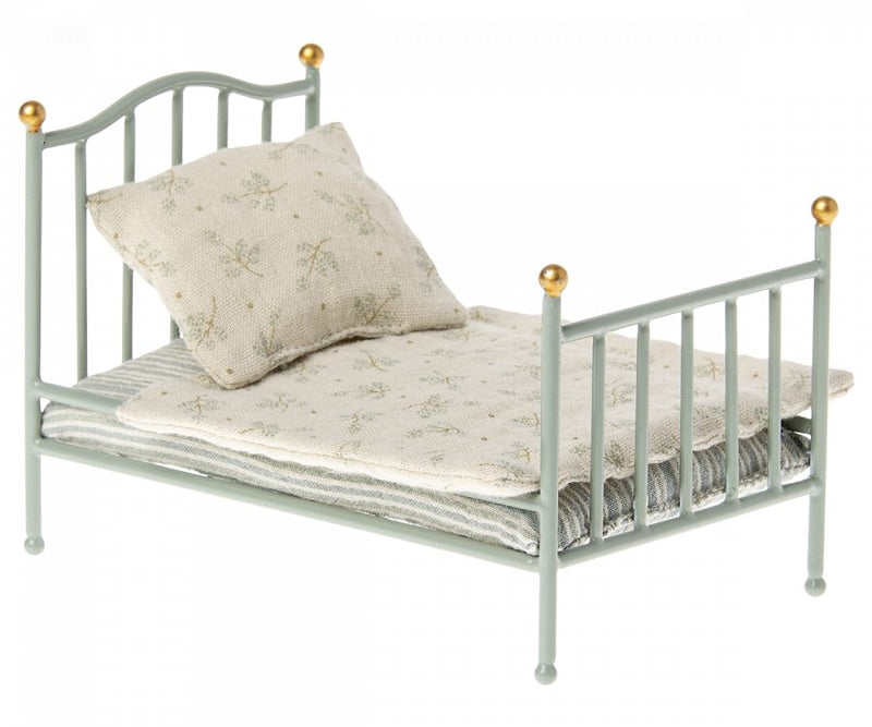 Maileg | Vintage Bed, Mint, , Maileg - All The Little Bows
