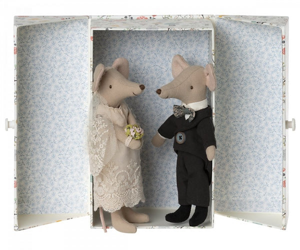 Maileg | Wedding Mice Couple in Box - Maileg - All The Little Bows