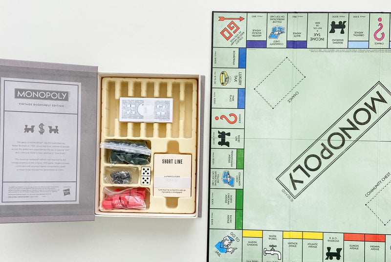 Monopoly - Vintage Bookshelf Edition - WS Game Company - All The Little Bows