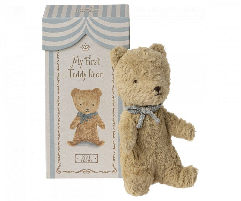 My First Teddy, Sand, baby toy, Maileg USA - All The Little Bows