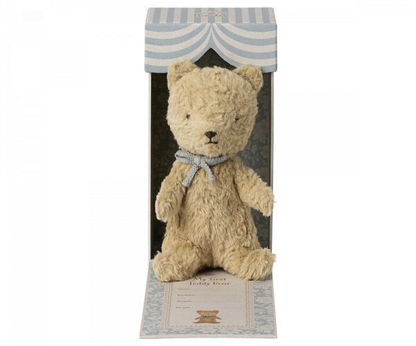 My First Teddy, Sand, baby toy, Maileg USA - All The Little Bows