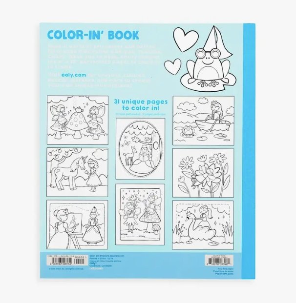 OOLY - Color-in' Book - Princesses & Fairies, , OOLY - All The Little Bows