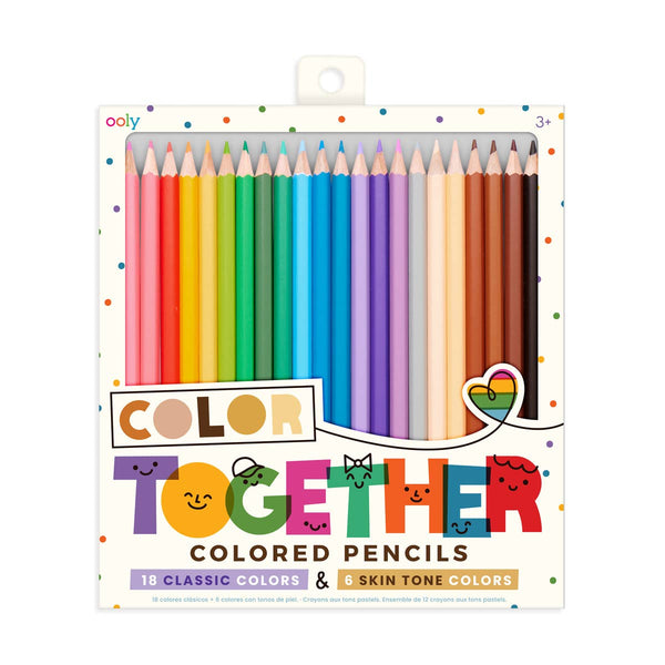 OOLY - Color Together Colored Pencils - Set of 24 - OOLY - All The Little Bows