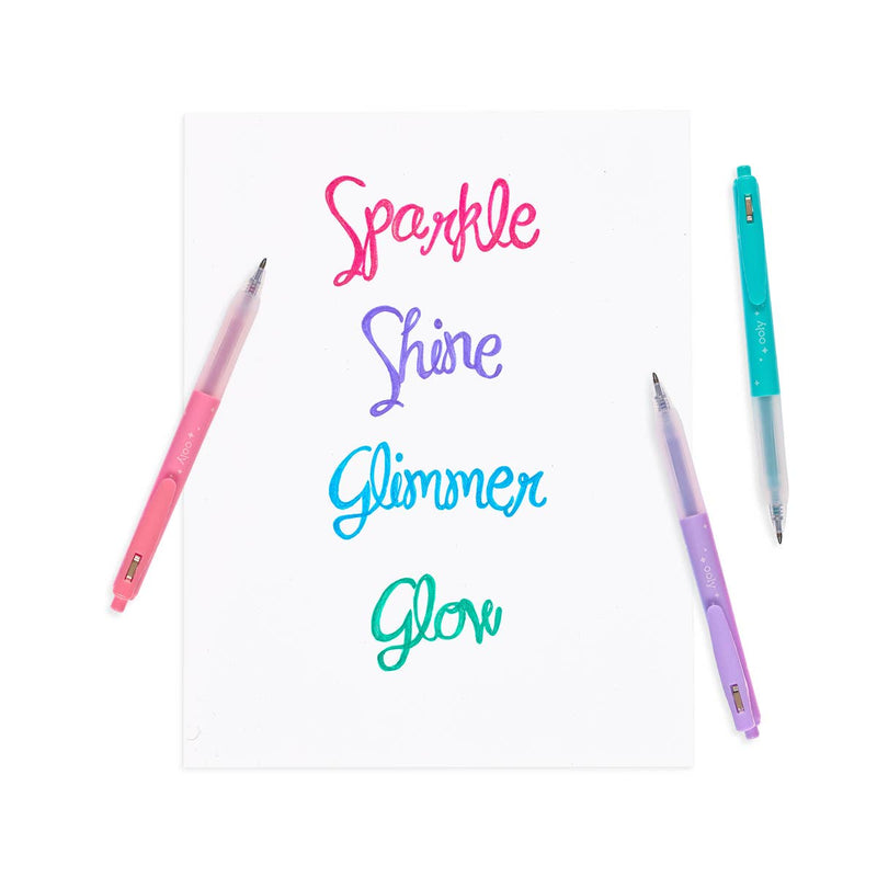 OOLY - Oh My Glitter! Gel Pens - Set of 4, , OOLY - All The Little Bows