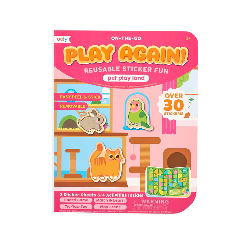 OOLY - Play Again! Mini On-The-Go Activity Kit - Pet Play Land - OOLY - All The Little Bows