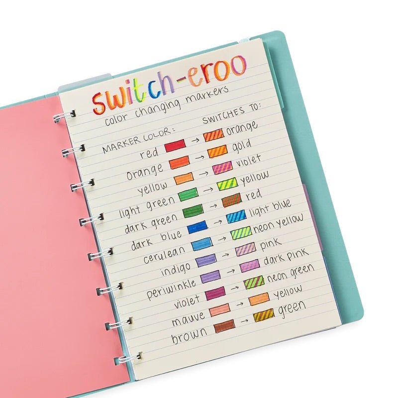 OOLY - Switch-eroo! Color-Changing Markers 2.0 - OOLY - All The Little Bows