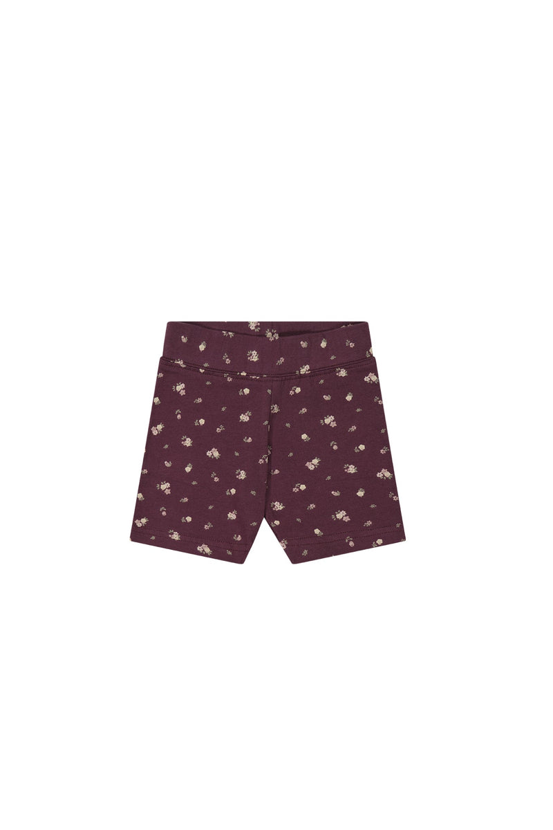 Organic Cotton Bike Short - Irina Fig, , Jamie Kay - All The Little Bows