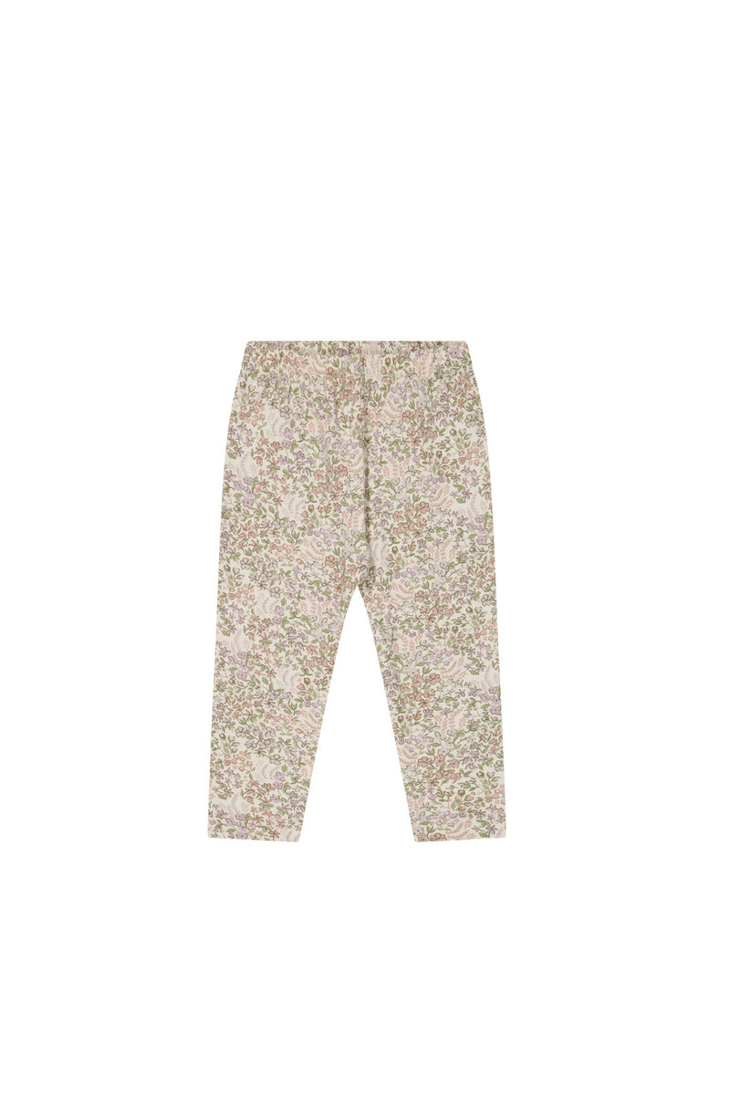 Organic Cotton Everyday Legging - April Eggnog, , Jamie Kay - All The Little Bows