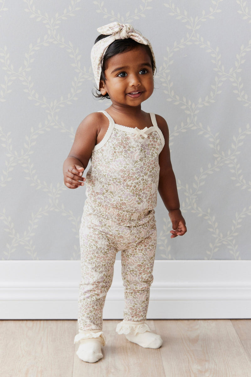 Organic Cotton Everyday Legging - April Eggnog, , Jamie Kay - All The Little Bows