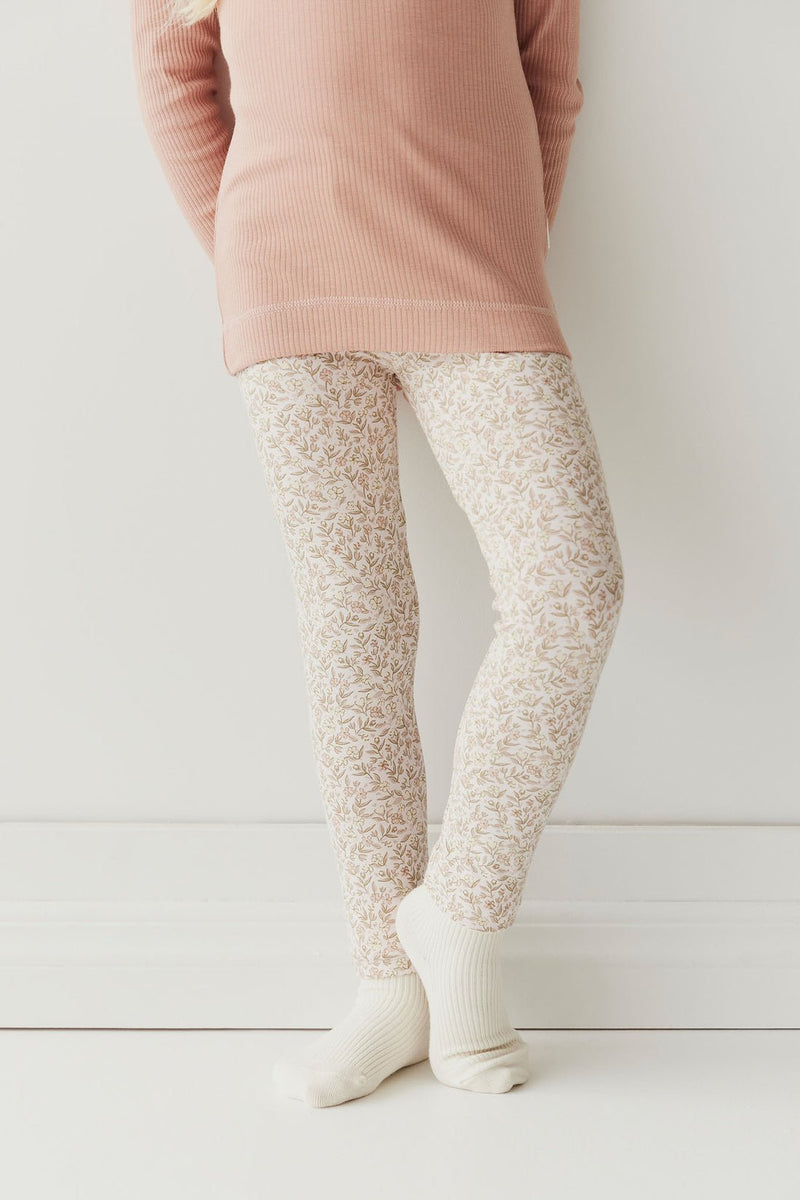 Organic Cotton Everyday Legging - Ariella Mauve, , Jamie Kay - All The Little Bows