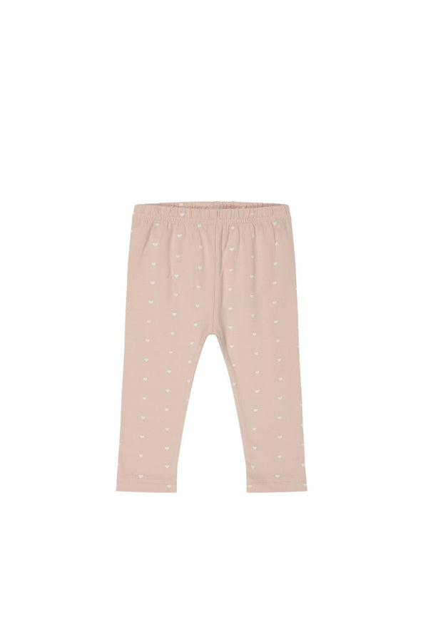Organic Cotton Everyday Legging - Mon Amour Rose, , Jamie Kay - All The Little Bows