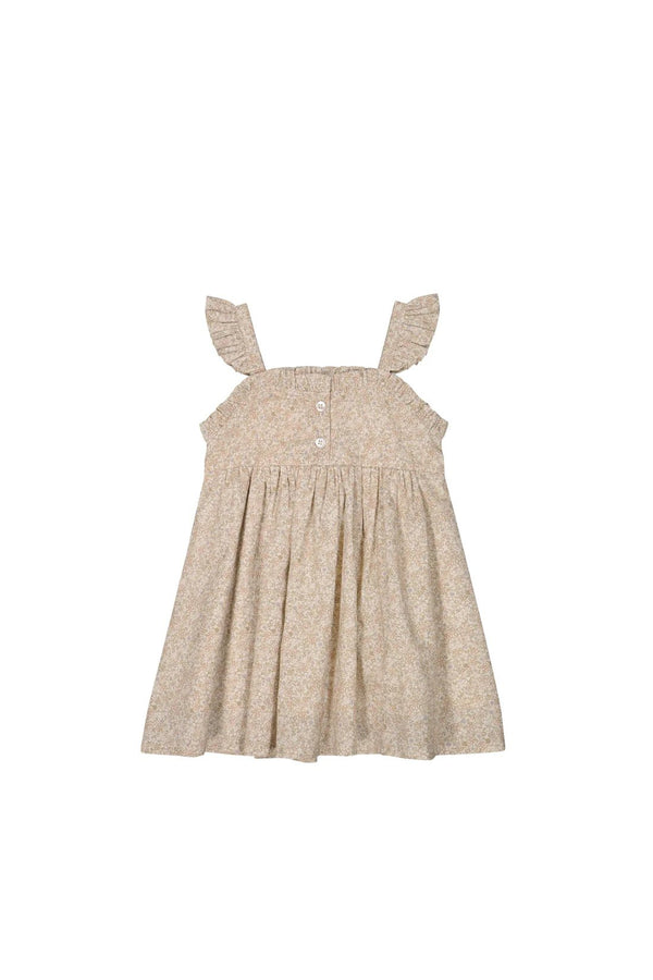 Organic Cotton Gemima Dress - Chloe Pink Tint, , Jamie Kay - All The Little Bows