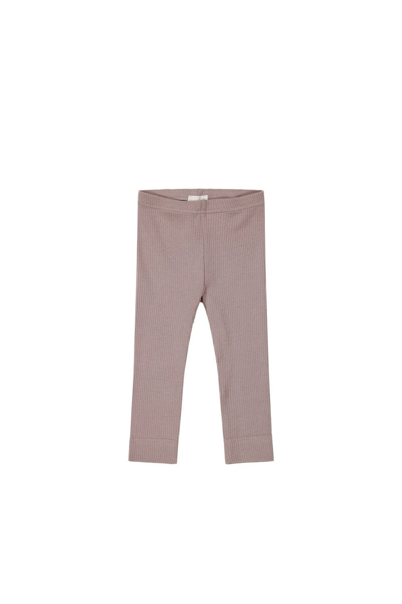 Organic Cotton Modal Everyday Legging - Mauve Shadow, , Jamie Kay - All The Little Bows