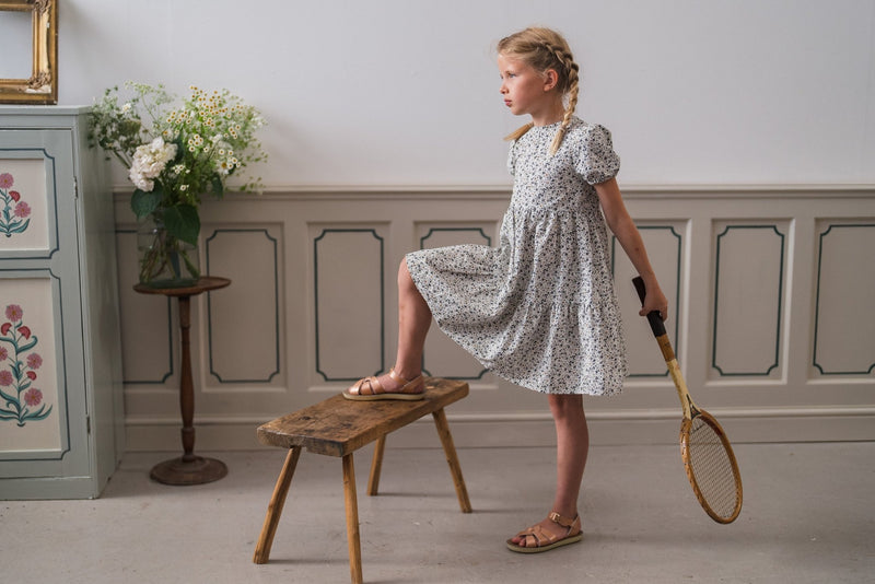 Organic Katie Dress || Evesham Floral, Girls Dress, Little Cotton Clothes - All The Little Bows