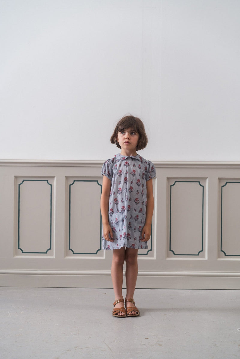 Organic Mimi Dress || Juniper Floral, Girls Dress, Little Cotton Clothes - All The Little Bows