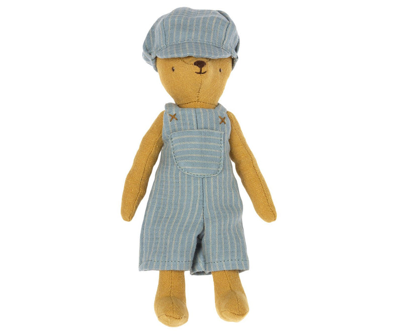 Overall & Cap for Teddy Junior, Teddy, Maileg USA - All The Little Bows