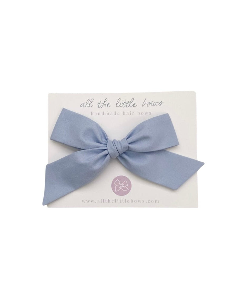 Oversized Bow | Bluebell Solid, , All The Little Bows - All The Little Bows