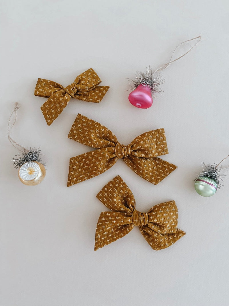 Oversized Bow | Ginger Snap - All The Little Bows - All The Little Bows