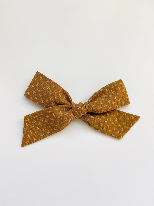 Oversized Bow | Ginger Snap - All The Little Bows - All The Little Bows
