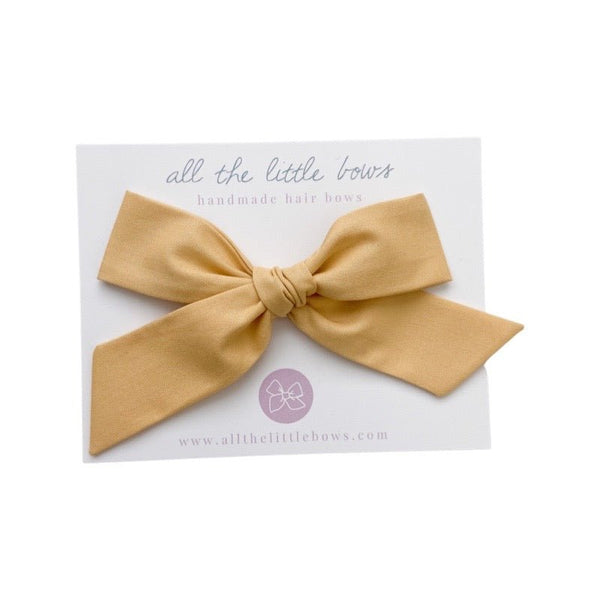 Oversized Bow | Mustard, , All The Little Bows - All The Little Bows