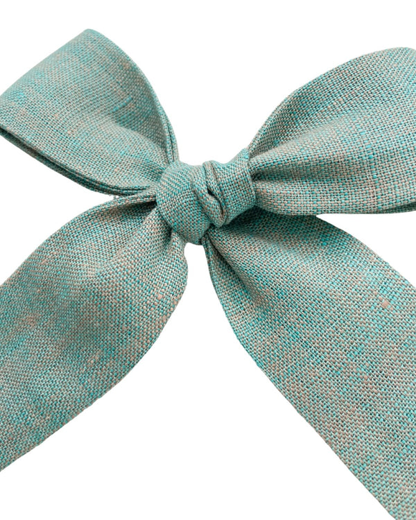 Party Bow | Copper Green - Alligator Clip - All The Little Bows - All The Little Bows