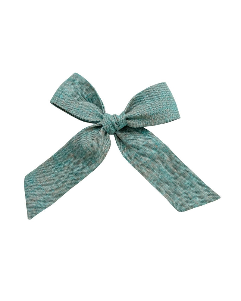 Party Bow | Copper Green - Alligator Clip, , All The Little Bows - All The Little Bows