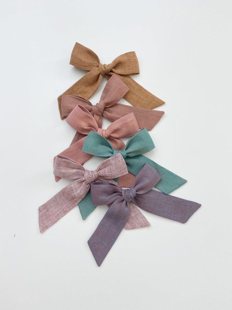 Party Bow | Mountain Purple - Alligator Clip - All The Little Bows - All The Little Bows