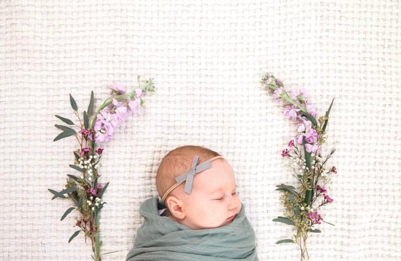 Petite Ribbon Bow // "Champagne" Headband - All The Little Bows - All The Little Bows