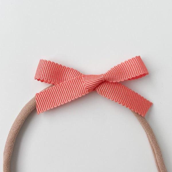 Petite Ribbon Bow // Cotton Candy Headband