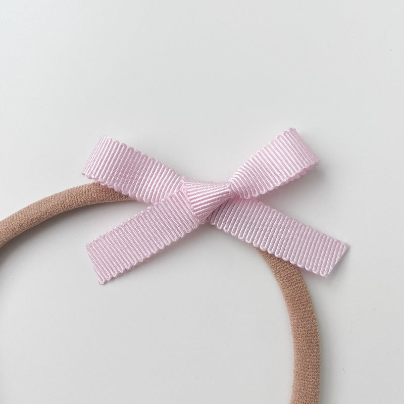 Petite Ribbon Bow // "Cotton Candy" Headband - All The Little Bows - All The Little Bows