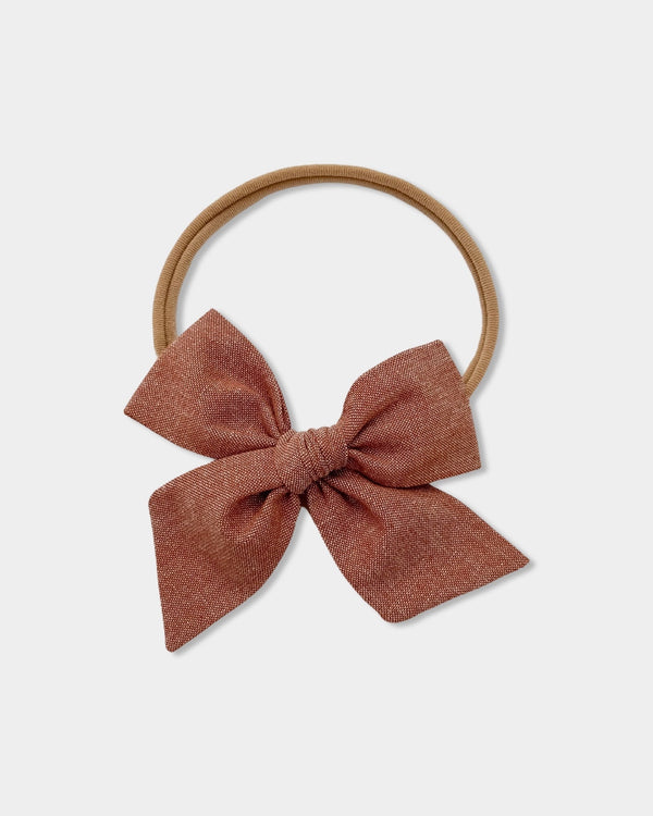Pinwheel Bow | Cinnamon - All The Little Bows - All The Little Bows