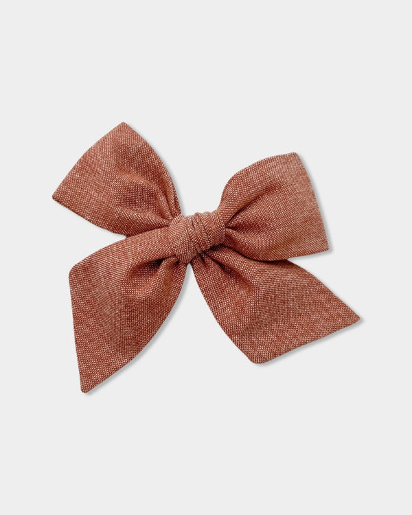 Pinwheel Bow | Cinnamon - All The Little Bows - All The Little Bows