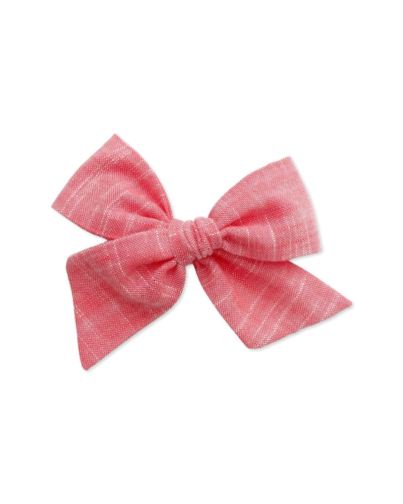 Pinwheel Bow | Guava - Headband or Clip, , All The Little Bows - All The Little Bows