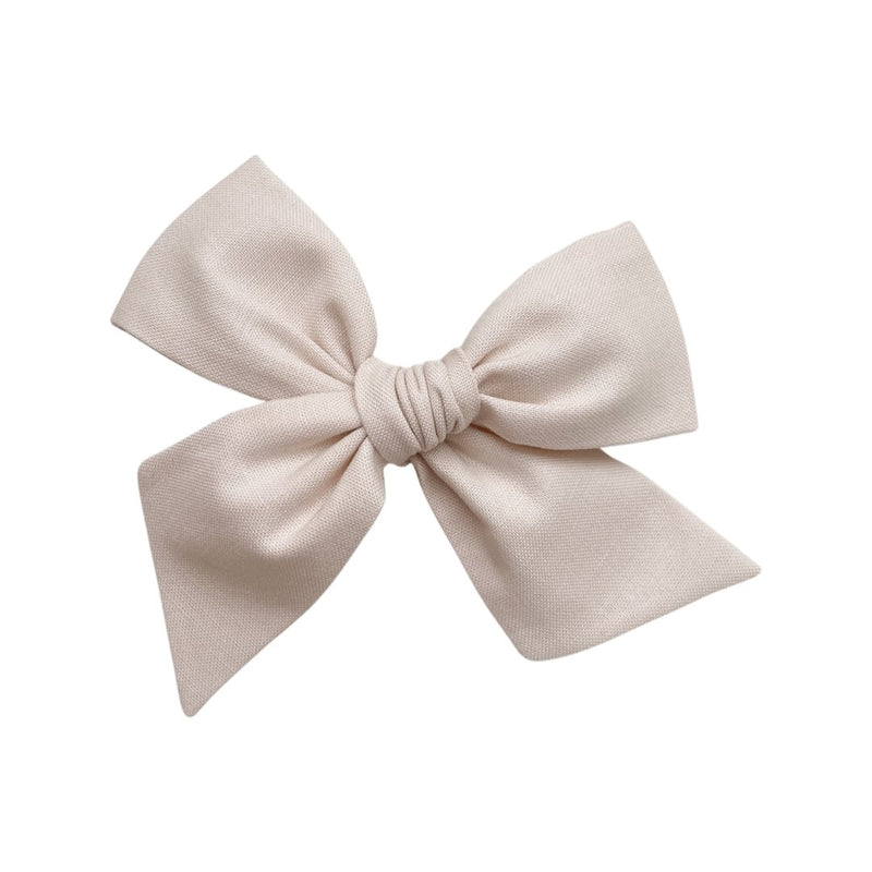Pinwheel Bow | Ivory - All The Little Bows - All The Little Bows