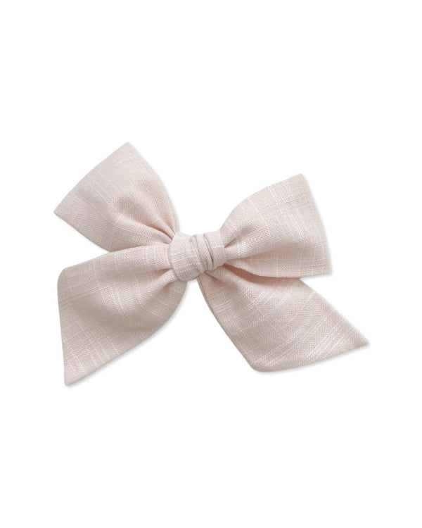 Pinwheel Bow | Marshmallow - Headband or Clip - All The Little Bows - All The Little Bows