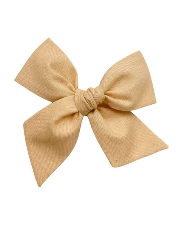 Pinwheel Bow | Mustard - All The Little Bows - All The Little Bows