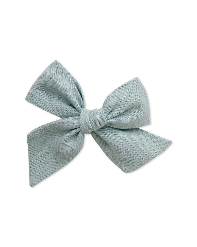 Pinwheel Bow | Sea Mist - Headband or Clip, , All The Little Bows - All The Little Bows