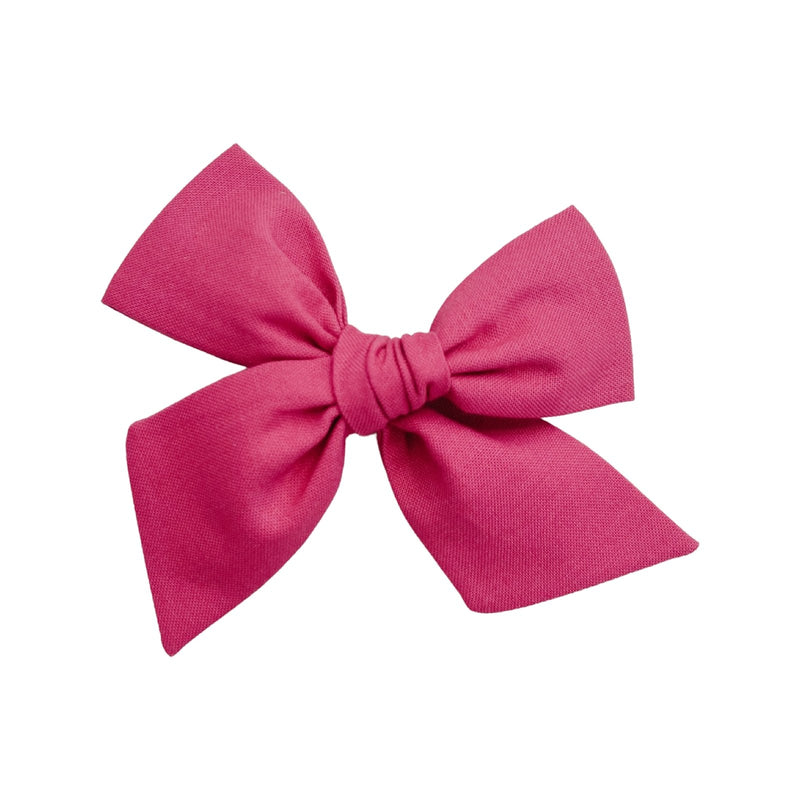 Pinwheel Bow | Valentine (dark pink) - All The Little Bows - All The Little Bows