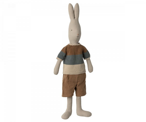 Rabbit Size 4, Classic - Knitted Shirt & Shorts, Bunny, Maileg USA - All The Little Bows