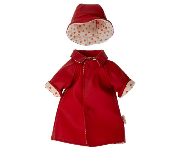 Raincoat w Hat, Teddy Mum, Clothes, Maileg USA - All The Little Bows