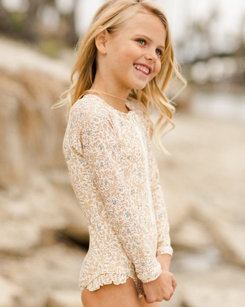 Rash Guard One-Piece || Blossom, , Rylee + Cru - All The Little Bows