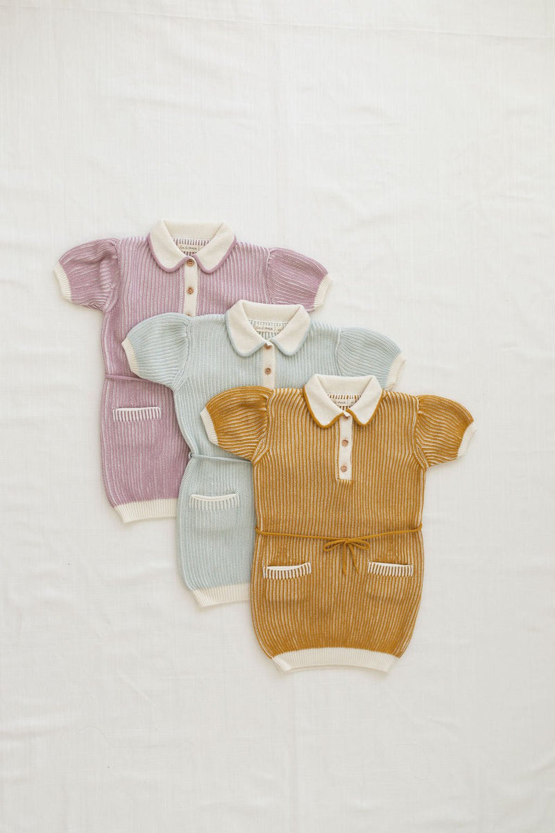retro dress | lilac, , Fin & Vince - All The Little Bows