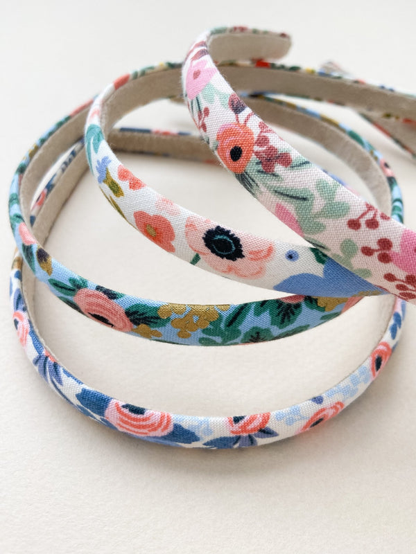 Rifle Paper Co Thin Headband - Rose - Josie Joan's - All The Little Bows