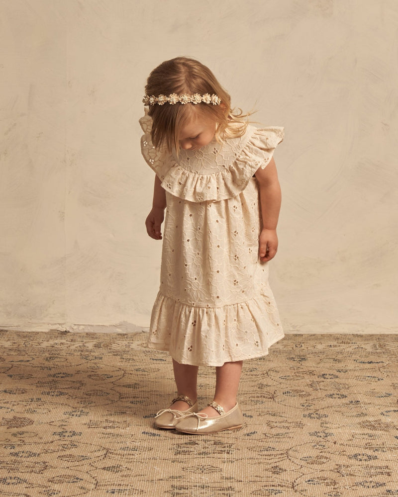 Sienna Dress || Daisy Eyelet, , Noralee - All The Little Bows