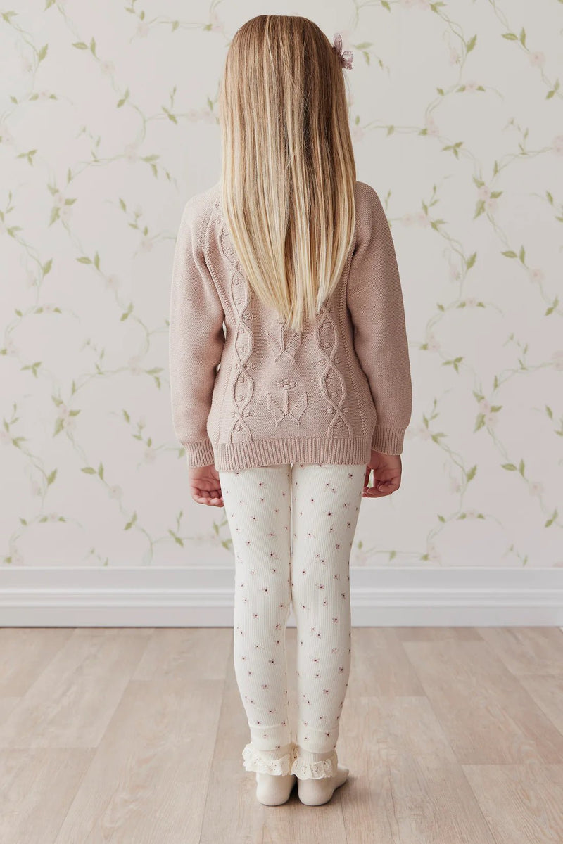 Sophia Knitted Jumper - Almond Marle, , Jamie Kay - All The Little Bows