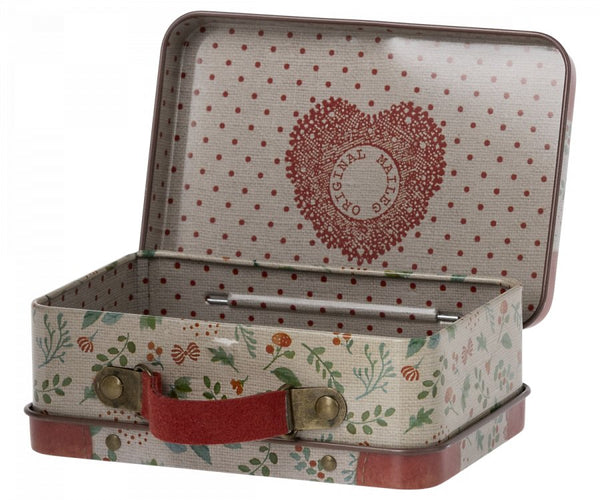 Suitcase, Metal - Holly, Paper Products & Tins, Maileg USA - All The Little Bows